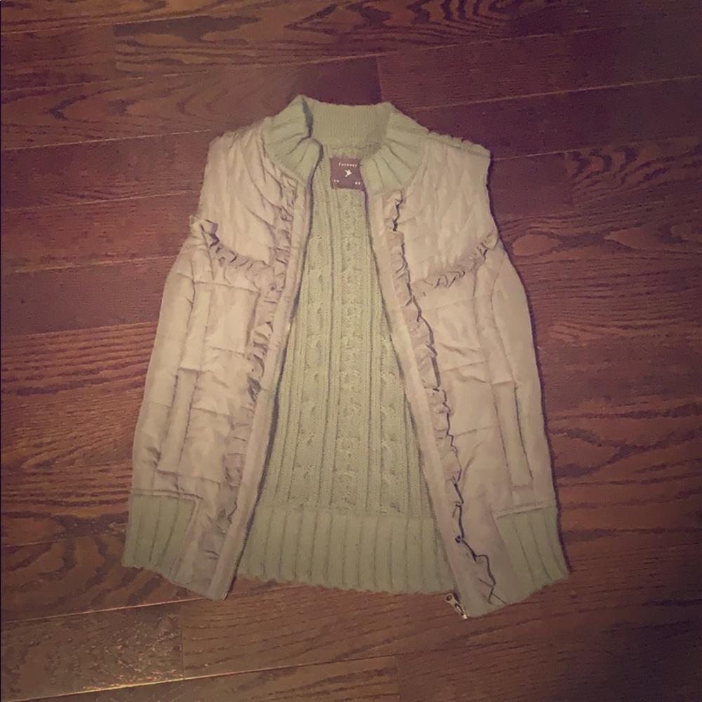 Gray vest